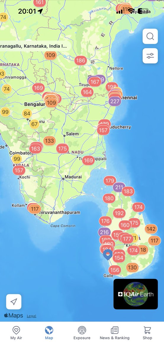 Wear a facemask whenever possible. This isn't good.
