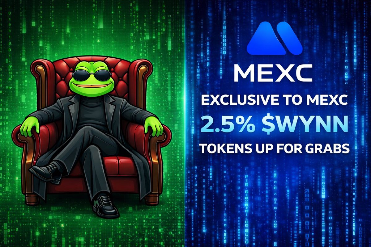 Welcome to the real world. 2.5% is going to be airdropped to ALL users  trading $WYNN on MEXC. Simply trade and farm the FREE 2.5% airdrop. No  strings attached. Trade WYNN on
