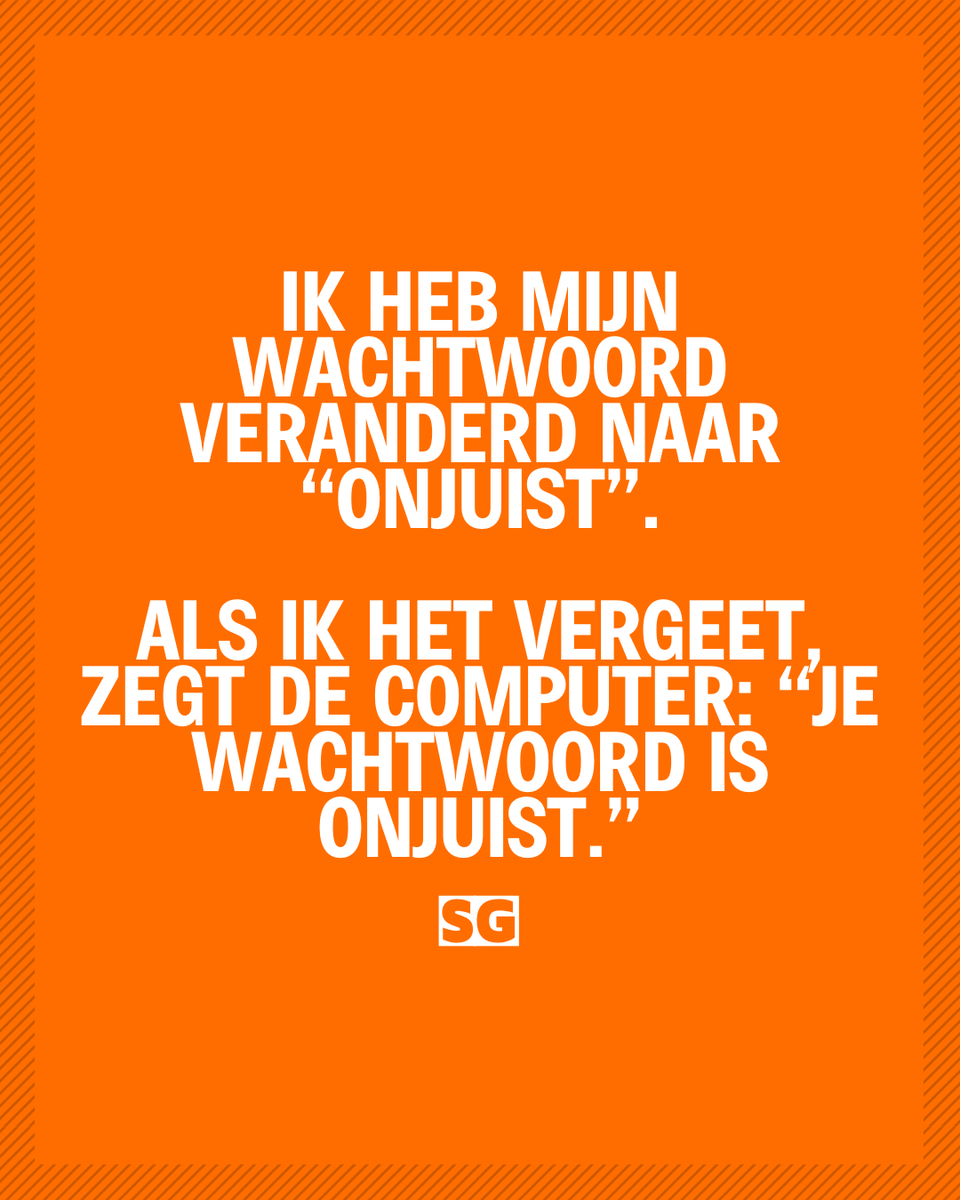 Slechte_grappen's tweet photo. 😅 Herkenbaar?

#slechtegrap #herkenbaar #wachtwoord #computerhumor #techhumor #dagelijksleven #internetproblemen #lol #humor #grapje https://t.co/Se6O0rdU1M
