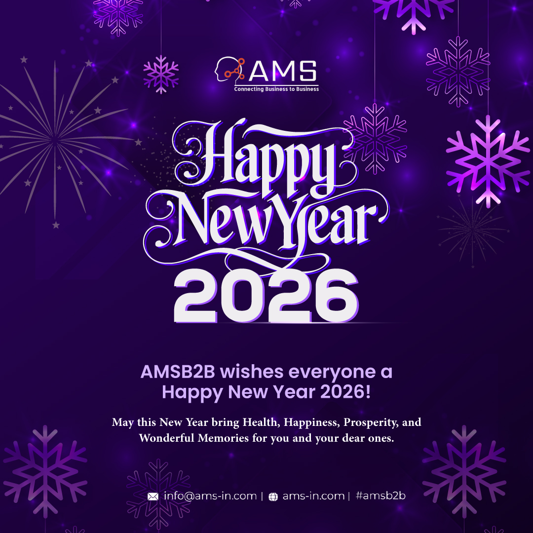 AMS_B2B's tweet photo. Cheers to fresh beginnings, meaningful moments, and joyful memories. AMSB2B wishes everyone a Happy New Year 2026!!

#newyear2026 #happynewyear #newbeginnings #2026goals #freshstart #newopportunities #cheersto2026 #yearofgrowth #innovationin2026 #newresolutions #amsb2b https://t.co/6mlZ7GNc81