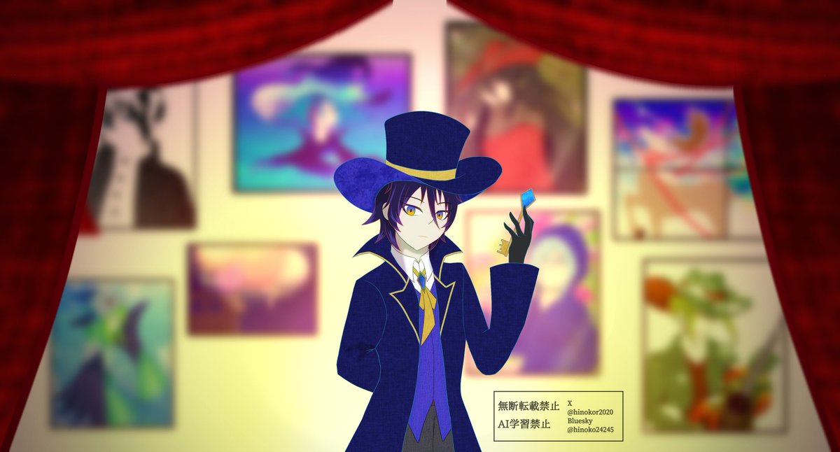hinokor2020's tweet photo. とある画廊の風景
#オリジナル
#創作
#kakizome2026 https://t.co/SlTQ5AujKD