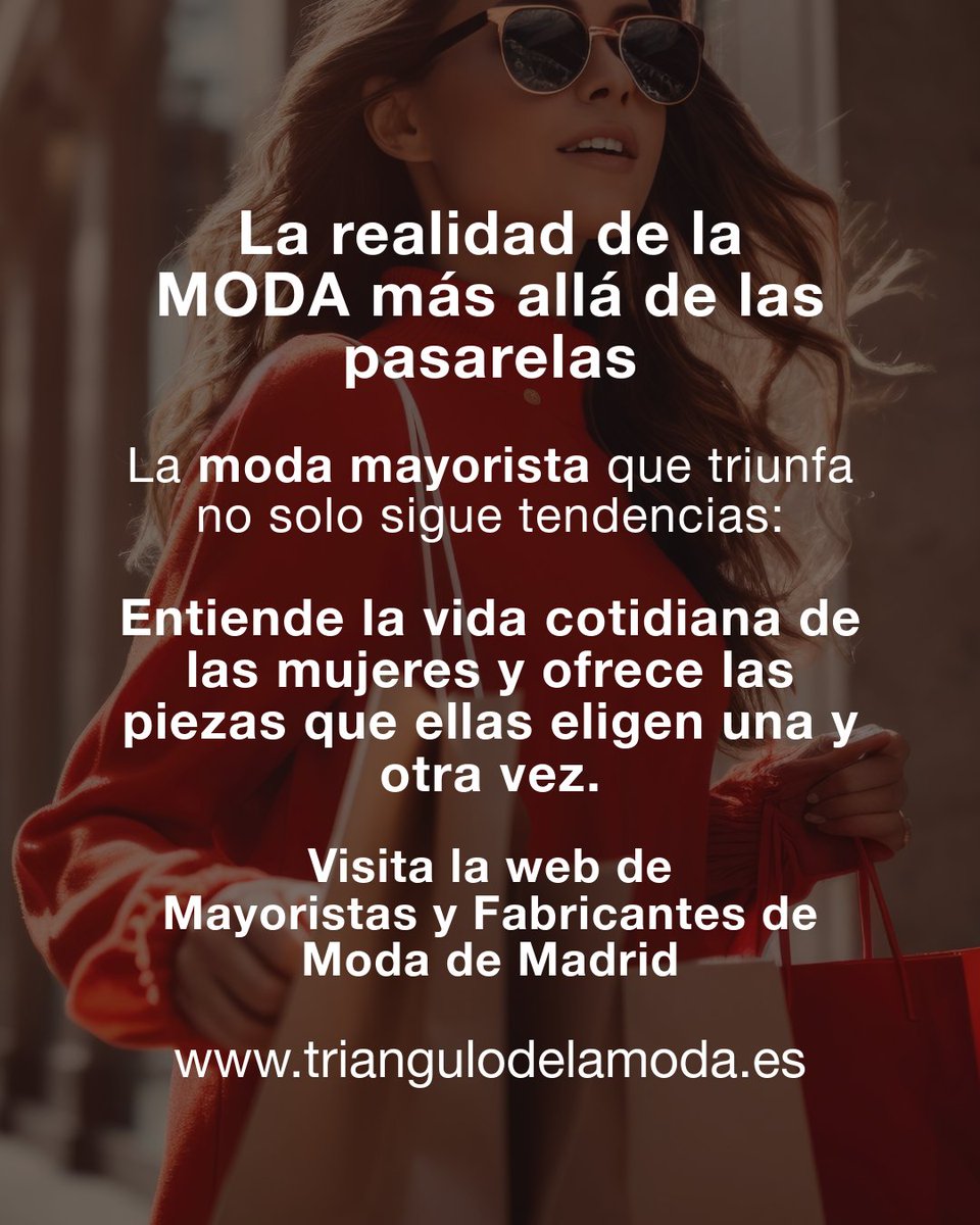 TrianguloModaM's tweet image. La realidad de la moda más allá de las pasarelas. Y es que la ropa que  finalmente se vende en las tiendas proviene en su mayoría de los  mayoristas de moda, que en muchas ocasiones son fabricantes, y no de las  pasarelas.