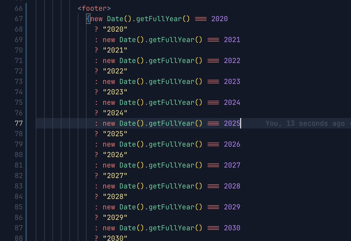 remember to update your footer
