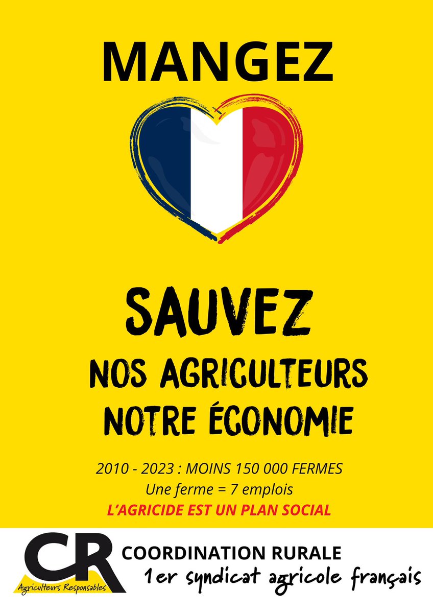 🔴 MANGER FRANÇAIS, C’EST UN ACTE FORT 🇫🇷
Derrière chaque produit français, il y a des agriculteurs, des emplois, des territoires et une économie locale qui tient encore debout.
Choisir des produits français, ce n’est pas un slogan. C’est soutenir ceux qui nourrissent le pays,