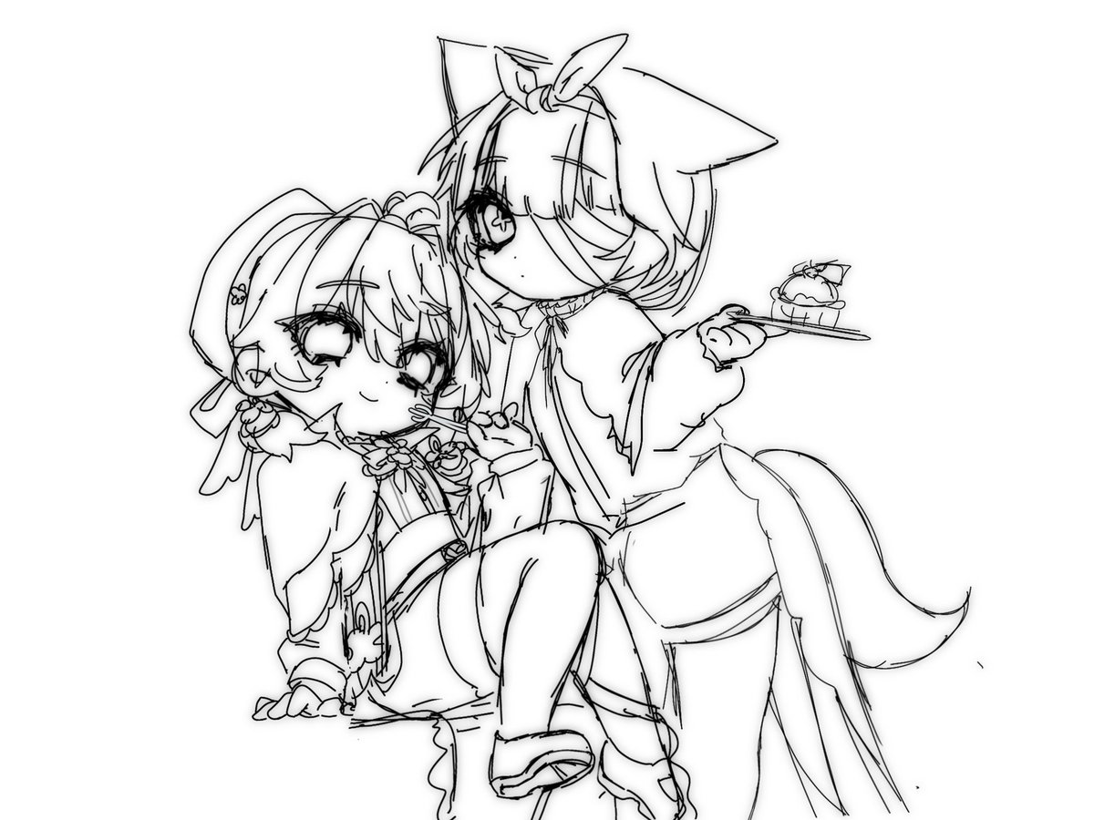 LQSC1309's tweet photo. ちょい前に描いたラフだけど参考になれば…！！ https://t.co/QukTXXccso