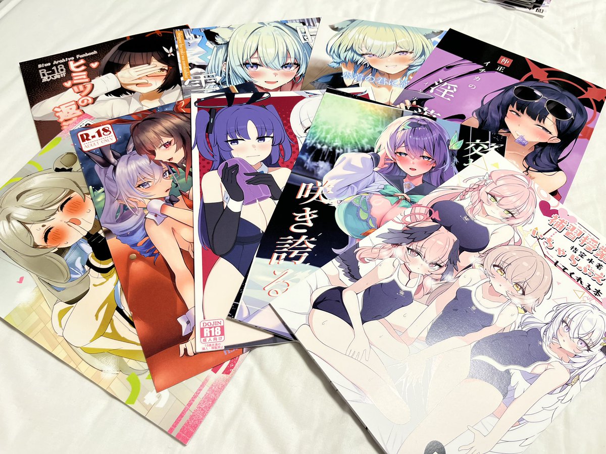 コミケ 戦利品
新刊交換分です!
みなさん有難うございました…!🙏 