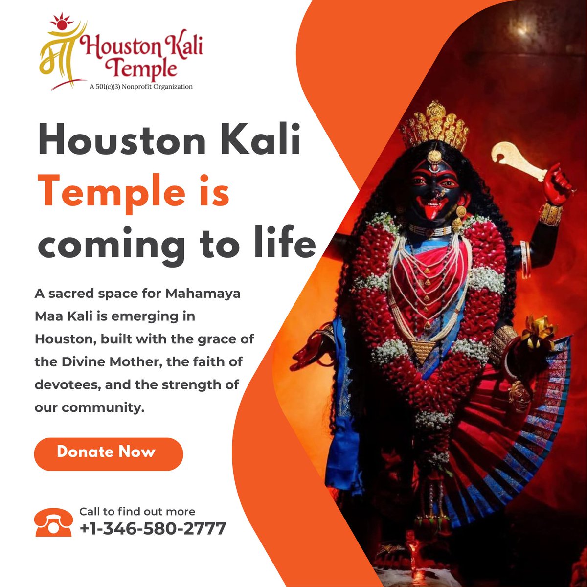 H_KaliTemple's tweet photo. A Hindu spiritual center Texas is more than a place of worship 

it is a space for faith, culture, community, and spiritual growth 🛕🙏

#HinduSpiritualCenterTexas #SanatanDharma #HinduCommunityTexas #SpiritualCenterUSA https://t.co/jgcfTaUO6A