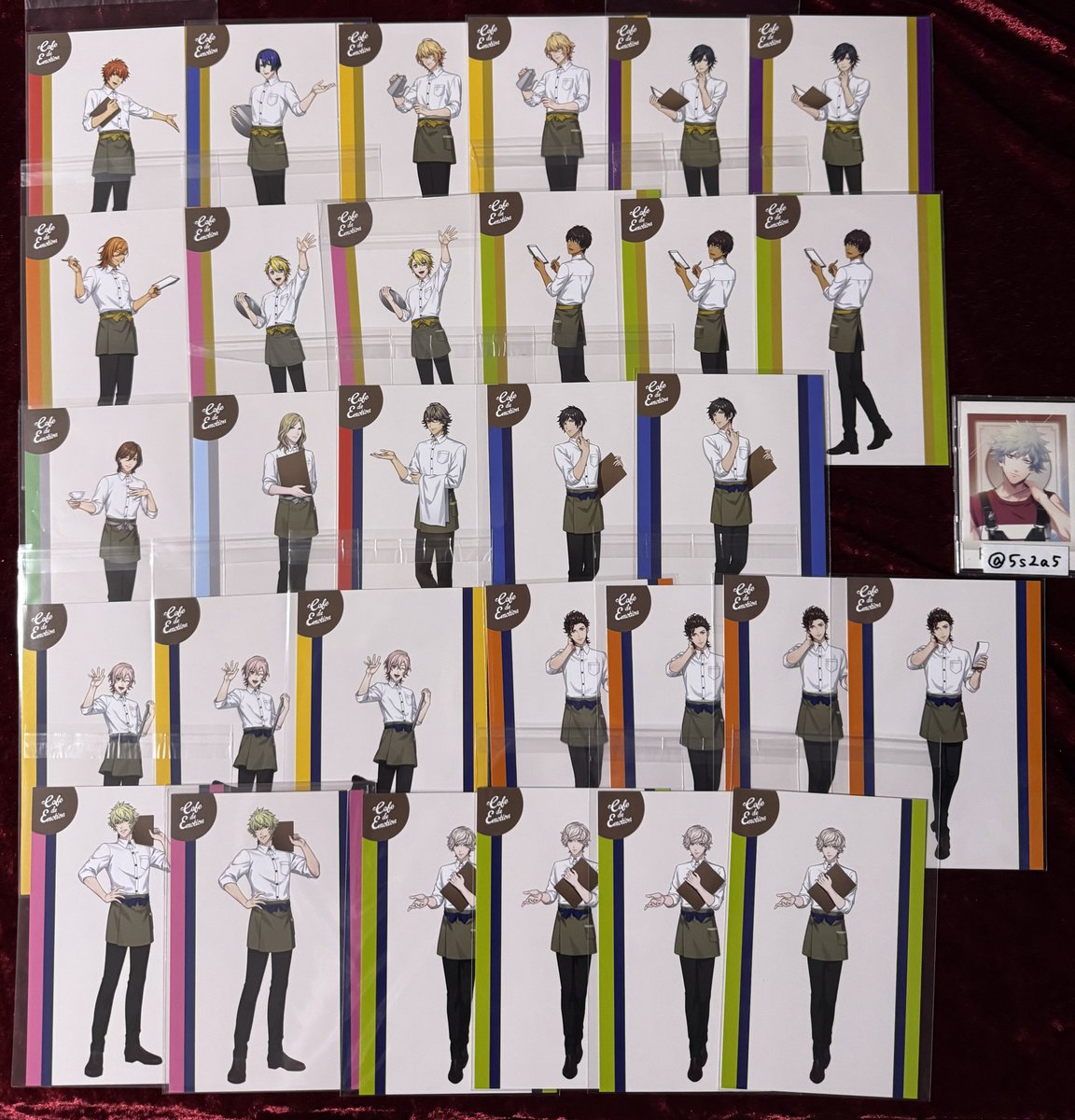 交換】うたプリ スイパラ 譲) 缶バッジ 音也3,真斗7,那月9,レン4,翔10