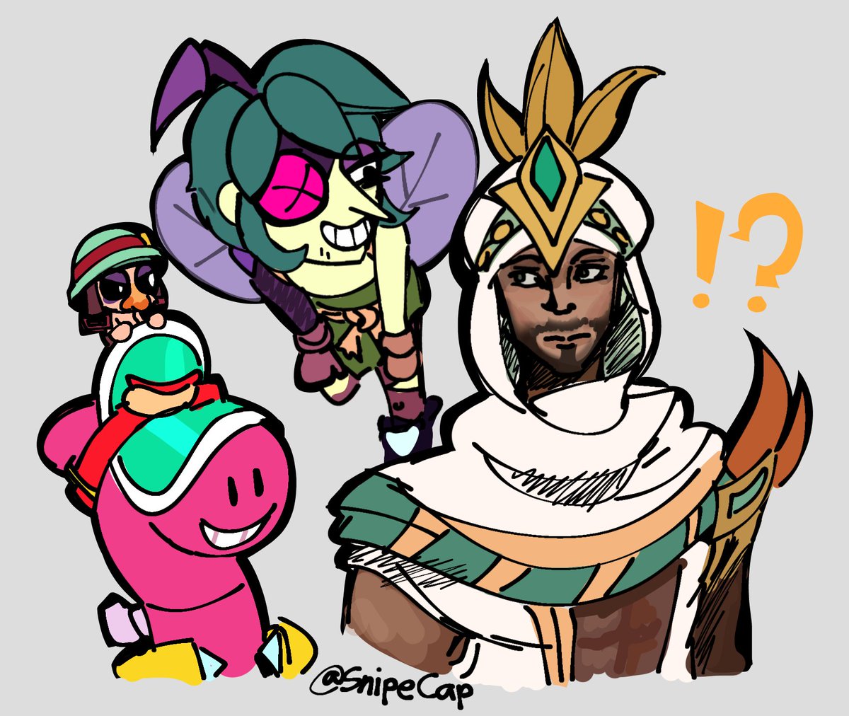 SnipeCap34's tweet image. They gots the same VA