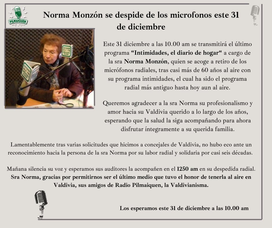 Radio Pilmaiquen tweet media