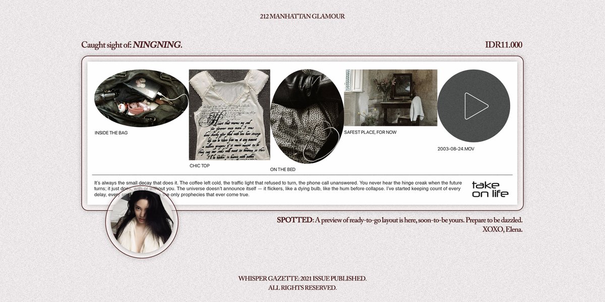 ellepages's tweet image. two pieces layout of revive, the muses are ningning &amp;amp; holly. #zonauang