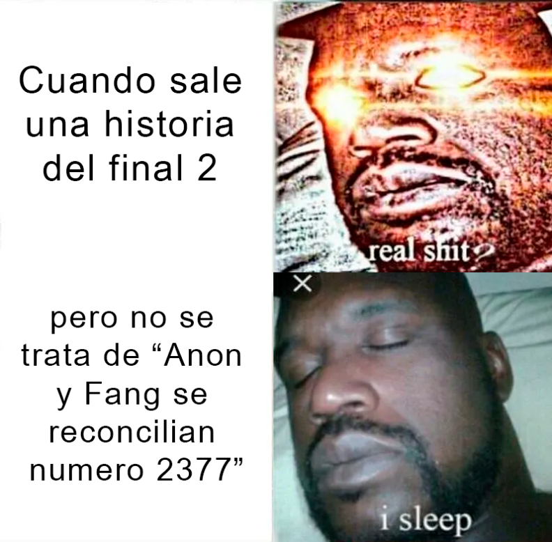 Para ser honestos, también me decepcione, pero no merece el odio que recibió ni a palo xD