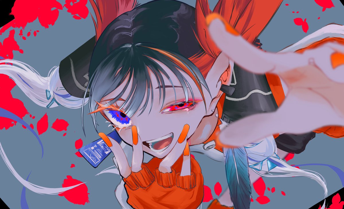 「めっちゃ悩んだけどこれかな〜! #2025年自分が選ぶ今年の4枚」|夜月ユウ@VirtualArtistのイラスト