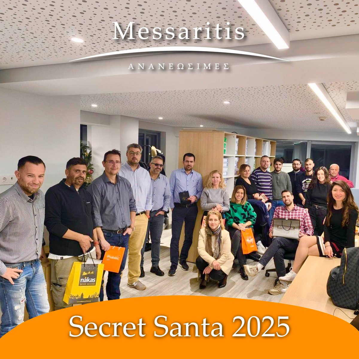 MessaritisPV's tweet image. Στην #MessaritisΑνανεώσιμες γιορτάσαμε και φέτος τα Χριστούγεννα μέσα σε ένα ζεστό και χαρούμενο κλίμα. Ανταλλάξαμε δώρα και ευχές, μοιραστήκαμε όμορφες στιγμές γεμίζοντας τον χώρο με θετική ενέργεια κλείνοντας τη χρονιά με αισιοδοξία για τη νέα χρονιά που έρχεται.