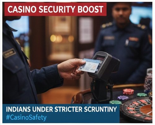 voice12764's tweet image. "नेपाल के कैसिनो में अब एंट्री होगी और भी सख्त!
 🎰 ठगी की घटनाओं के बाद भारतीय पर्यटकों की निगरानी बढ़ी। सुरक्षा और पारदर्शिता के लिए नए नियम लागू।"

 #NepalTourism #CasinoSafety #BorderUpdate