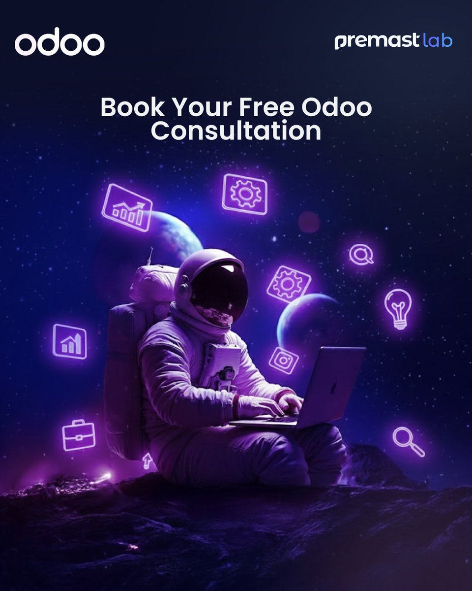premastLab's tweet photo. Ready to upgrade your business? Let’s explore how Odoo’s integrated apps and Premast Lab’s expertise can boost productivity, optimize operations, and accelerate digital transformation.
📩 Request your Odoo implementation service here: https://t.co/uSHxrobQ2k https://t.co/IAmkwYAwR7