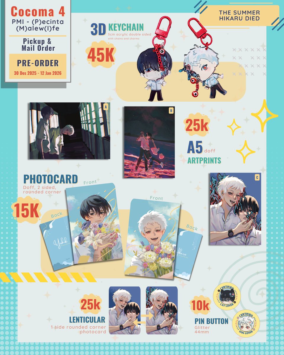 rigelato's tweet photo. [❤️ and 🔁 are appreciated!]

Rigelato’s #Cocoma4 &amp; #CF21 aftersale Pre-order Catalogue

🗓️ 30 Des 2025 - 12 Jan 2026
📫 Pick up &amp; mail order
🔗 PO: https://t.co/3c3SYdGs3e
⭐️ TSHD, Enstars, PLAVE, Original

#Cocoma4 #CF21aftersale 

(1/2) https://t.co/15CsCuVZNz