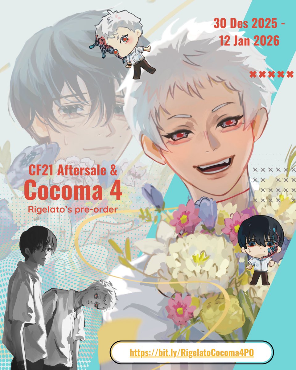 rigelato's tweet photo. [❤️ and 🔁 are appreciated!]

Rigelato’s #Cocoma4 &amp; #CF21 aftersale Pre-order Catalogue

🗓️ 30 Des 2025 - 12 Jan 2026
📫 Pick up &amp; mail order
🔗 PO: https://t.co/3c3SYdGs3e
⭐️ TSHD, Enstars, PLAVE, Original

#Cocoma4 #CF21aftersale 

(1/2) https://t.co/15CsCuVZNz