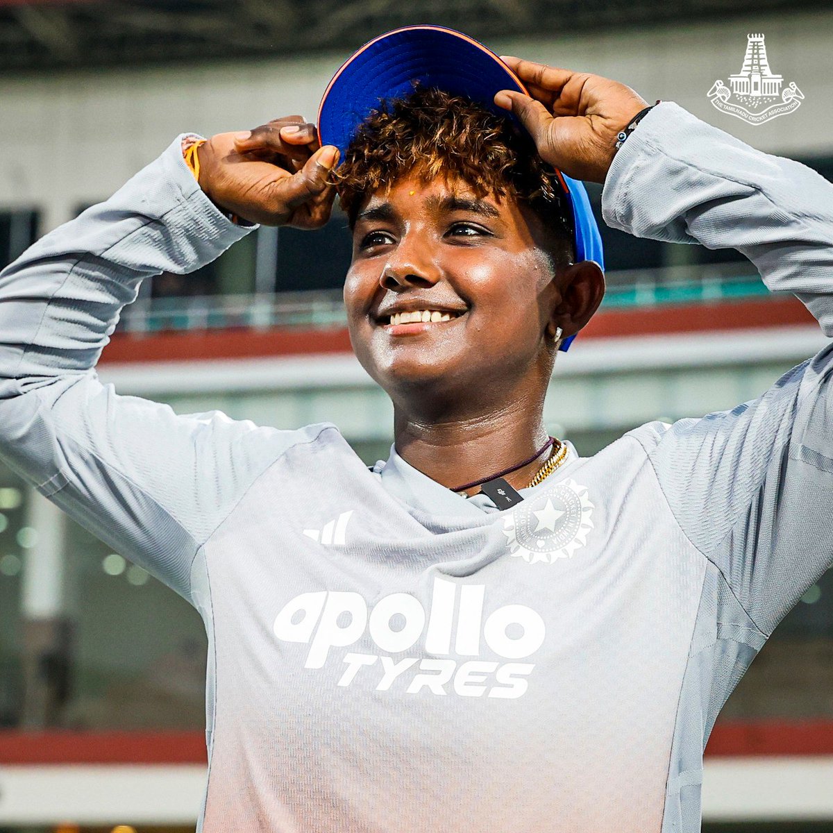TNCACricket's tweet photo. Congratulations to Kamalini G on making her T20I debut against Sri Lanka in the 5th T20I. Wishing her a successful and memorable journey ahead at the international level. 🏏

#TamilNaduCricket #TNCricket #TNCA https://t.co/jw1HyHpZmF