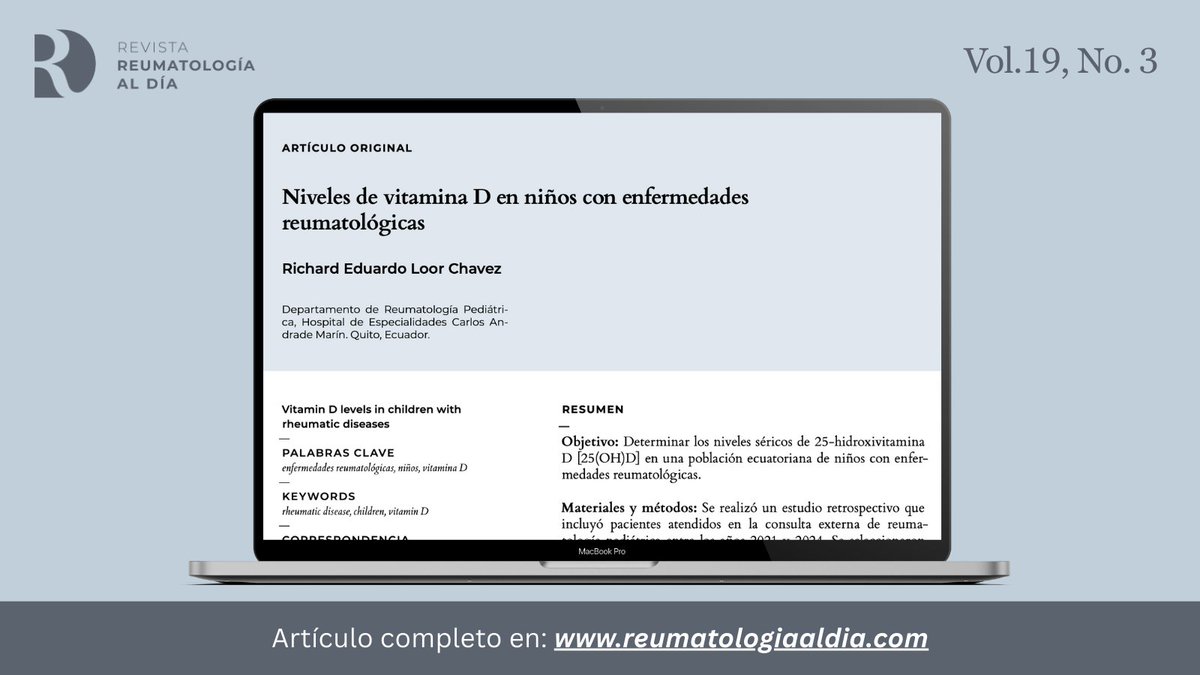 Revista Reumatología al Día tweet media