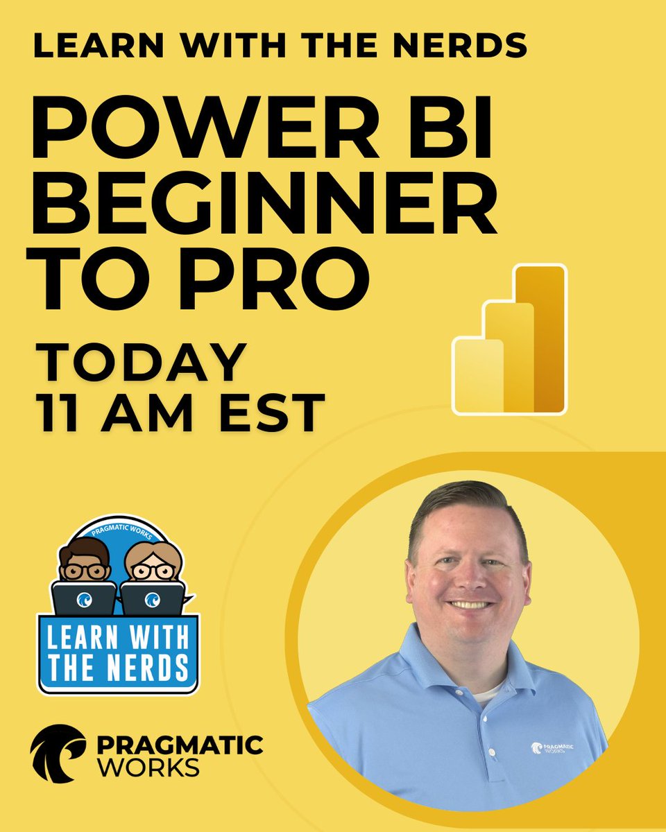 In just a few hours, you’ll learn how to connect your data, build meaningful reports, and understand how Power BI fits together end to end. If Power BI is part of your 2026 goals, this is the best place to begin. #PragmaticWorks #PowerBI
Sign up:
prag.works/2026-power-bi-…