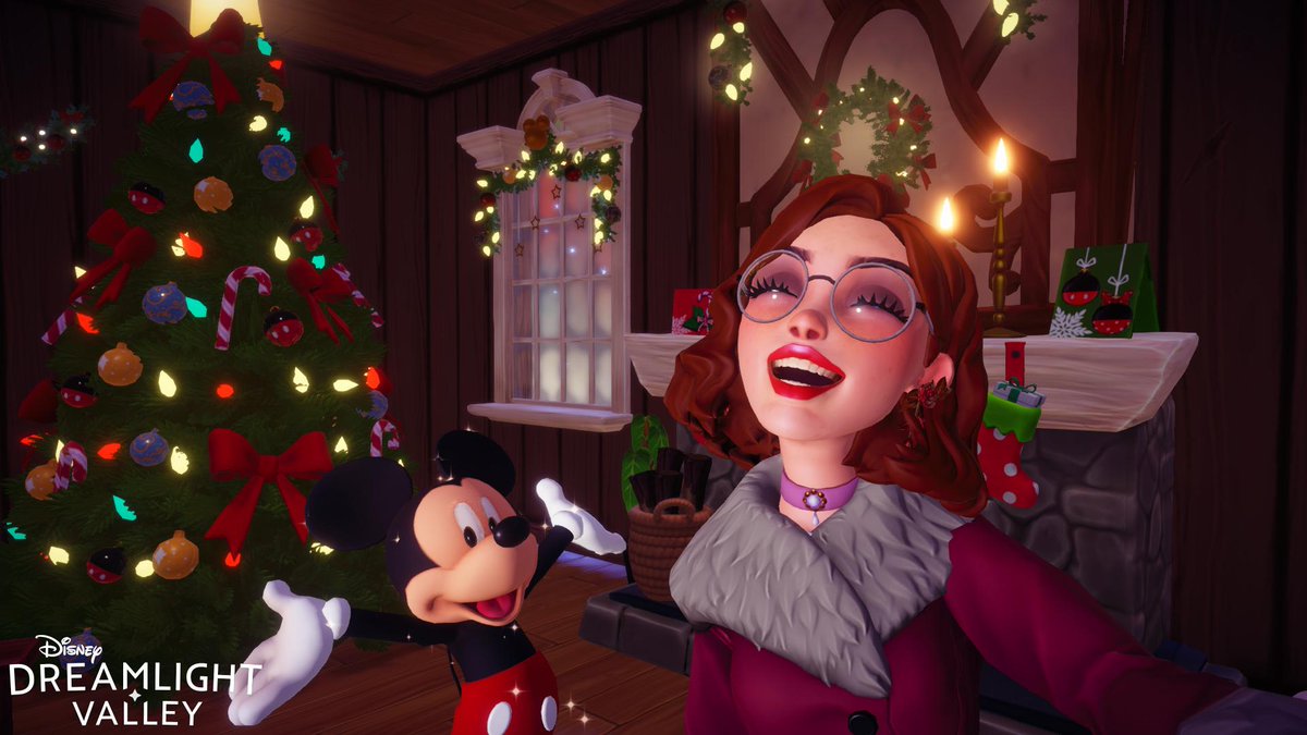 Paqueandoo's tweet image. 😍🎄 #Dreamsnaps de esta semana, y otras fotitos porque me encanta como quedó mi salón navideño🤗. #DisneyDreamlightValley