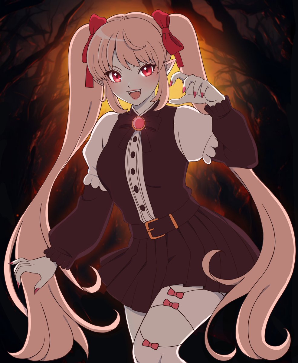 nekodotpng's tweet image. Thirsty vampire 🦇🩸 @Migi_sann