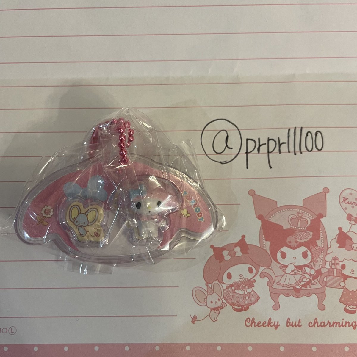 prprlll00's tweet photo. @mochimelo03 初めまして。
検索から失礼致します。
マイメロ↔︎シナモン交換可能でしょうか？
ご検討よろしくお願い致します。 https://t.co/OYCqvgaU9v