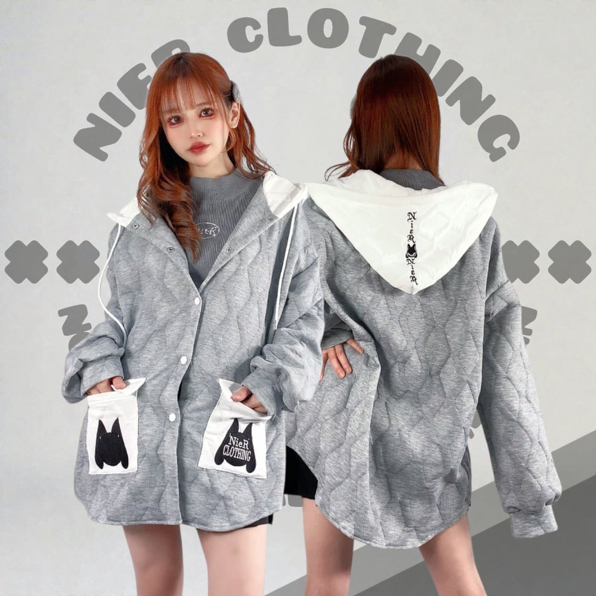 NieR_tokyo's tweet photo. 🎁本日〆切プレゼント企画🎁

LIGHT QUILTING HOOD OUTER
【WHITE×GRAY】

🎁2名様にプレゼント🎁

◼応募方法
フォロー(@NieR_tokyo) &amp; リポスト
◼締切〆  本日24時

是非ご参加ください🙇‍♂️🙇‍♀️ https://t.co/bc3crXqGSX
