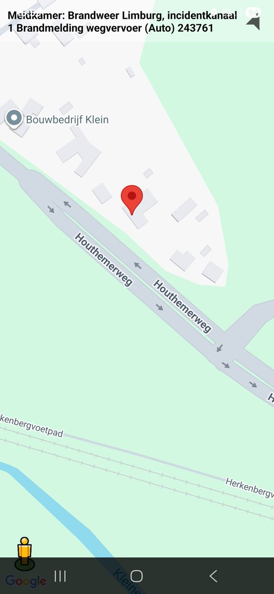 Brandmelding wegvervoer