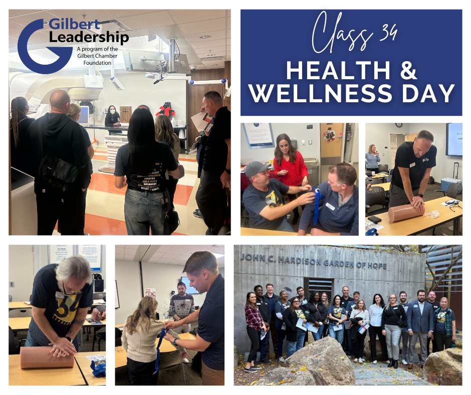 GLeadership's tweet image. Gilbert Leadership enjoyed an informative Health &amp;amp; Wellness Day, gaining life-safety skills. Thanks to All About You Placement &amp;amp; Senior Resources and Activated Health &amp;amp; Wellness for providing us with breakfast &amp;amp; lunch. Gilbert Leadership is presented by APS and @modernmomentsaz.