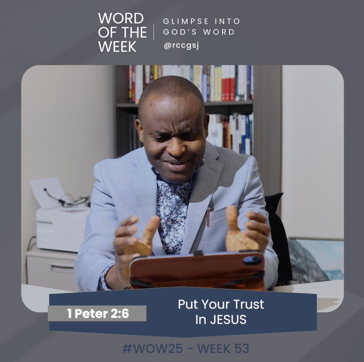 RCCGSJ's tweet photo. "See, I lay a stone in Zion, a chosen and precious cornerstone, and the one who trusts in Him will never be put to shame." — 1 Peter 2:6 ✨

When your life is built on Christ, you stand secure — unshaken and unashamed. 🙏

#rccgsj #wordoftheweek https://t.co/5y6F6rbMoj