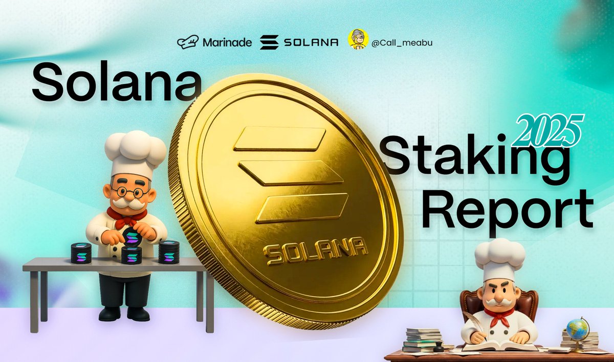 Member Content Spotlight Today the spotlight is falling on @Callmeabu and  their thread on the 2025 Solana Staking Report! It covers: ▫️The INSANE  number of SOL staked in 2025 ▫️The domination of