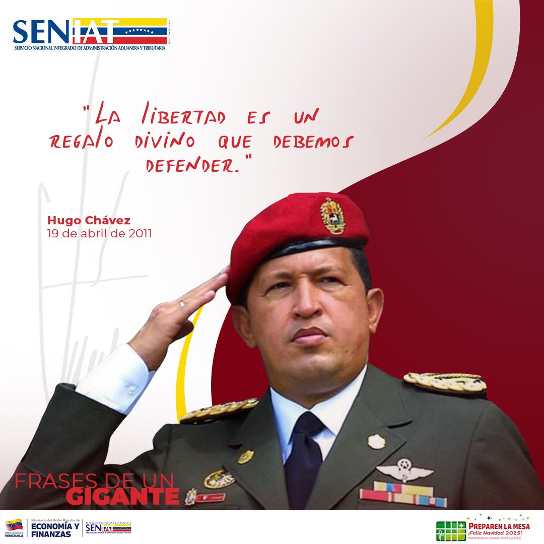 Frases de un Gigante 🇻🇪❤️

#ChavezVive #Venezuela