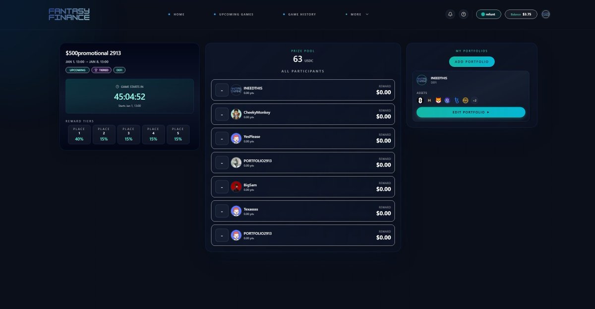 Fantasy Finance tweet media