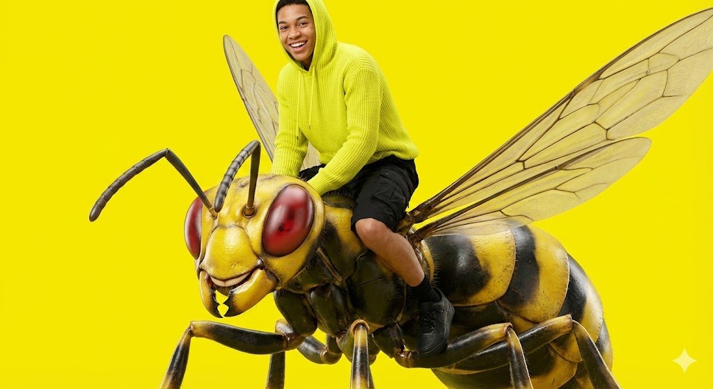 JohnnyMcWeed's tweet photo. Just minding my own buzz-ness 😎🐝

#Beedrill #Pokemon #3DArt https://t.co/zEIxZjcdz6