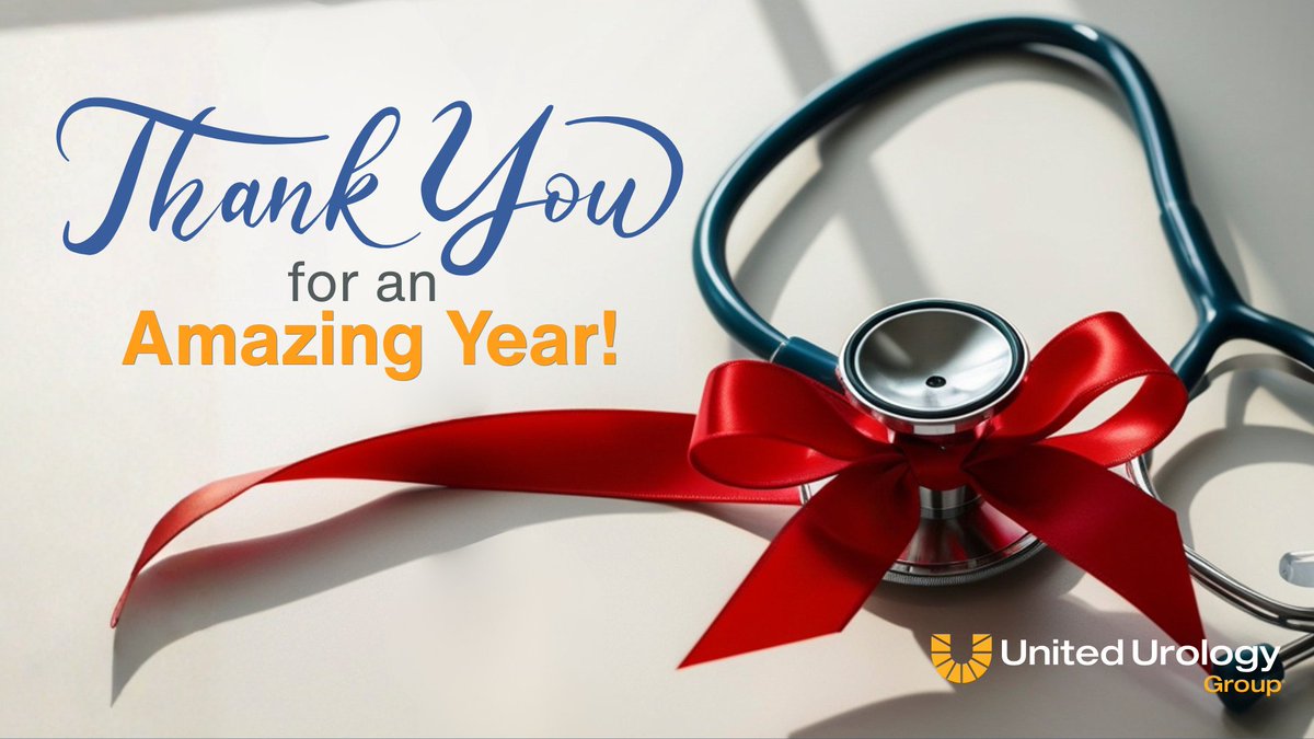 UnitedUrology's tweet photo. As the year draws to a close, we extend our deepest gratitude to everyone on our corporate team and across our affiliated practices. Here’s to another year of caring for our communities together! https://t.co/V8tJQfpNyN
