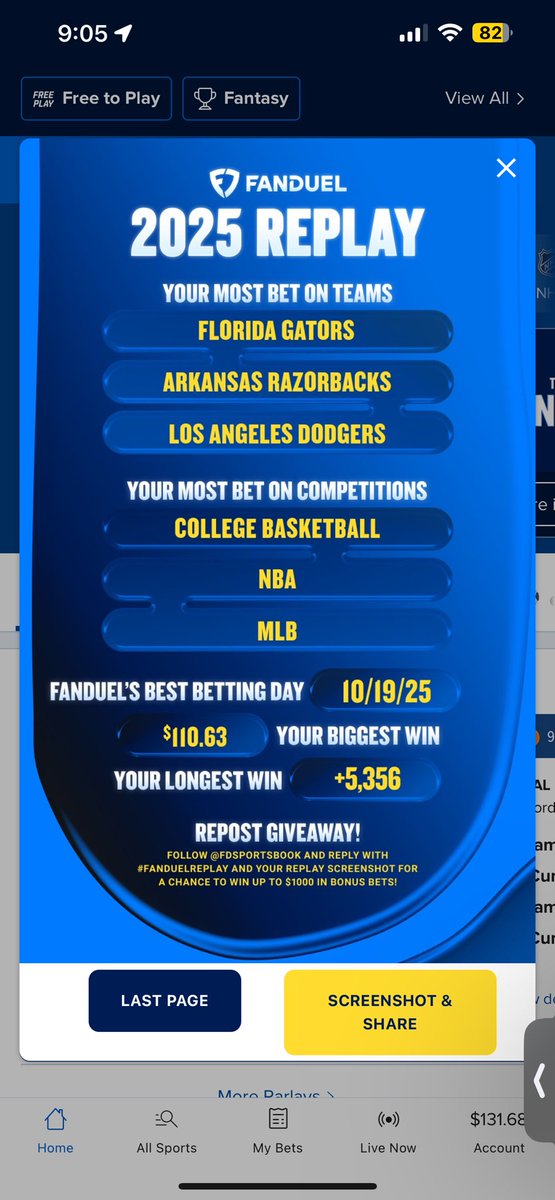 MemphTee's tweet photo. @FDSportsbook #FanDuelReplay https://t.co/cf2nD4PXT0