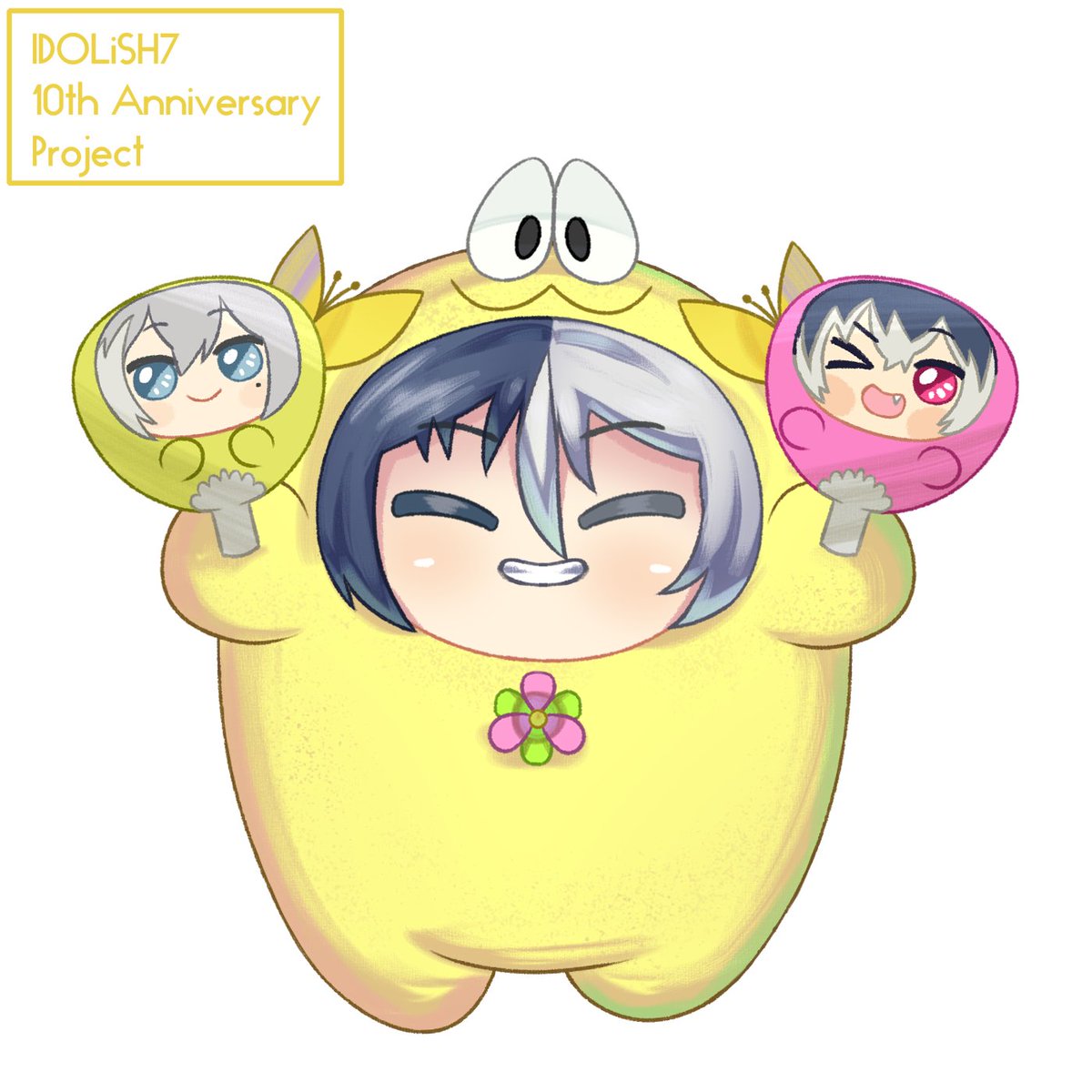 ShadowKanna's tweet photo. Finally posting my works for @i710anniproject ! 
Go check it out if you haven't yet!
Mon OC's, belonging to:
-@julie_d_orange 
-Celeste
#アイナナ #アイナナ１０周年 https://t.co/5xfeFFXiiD