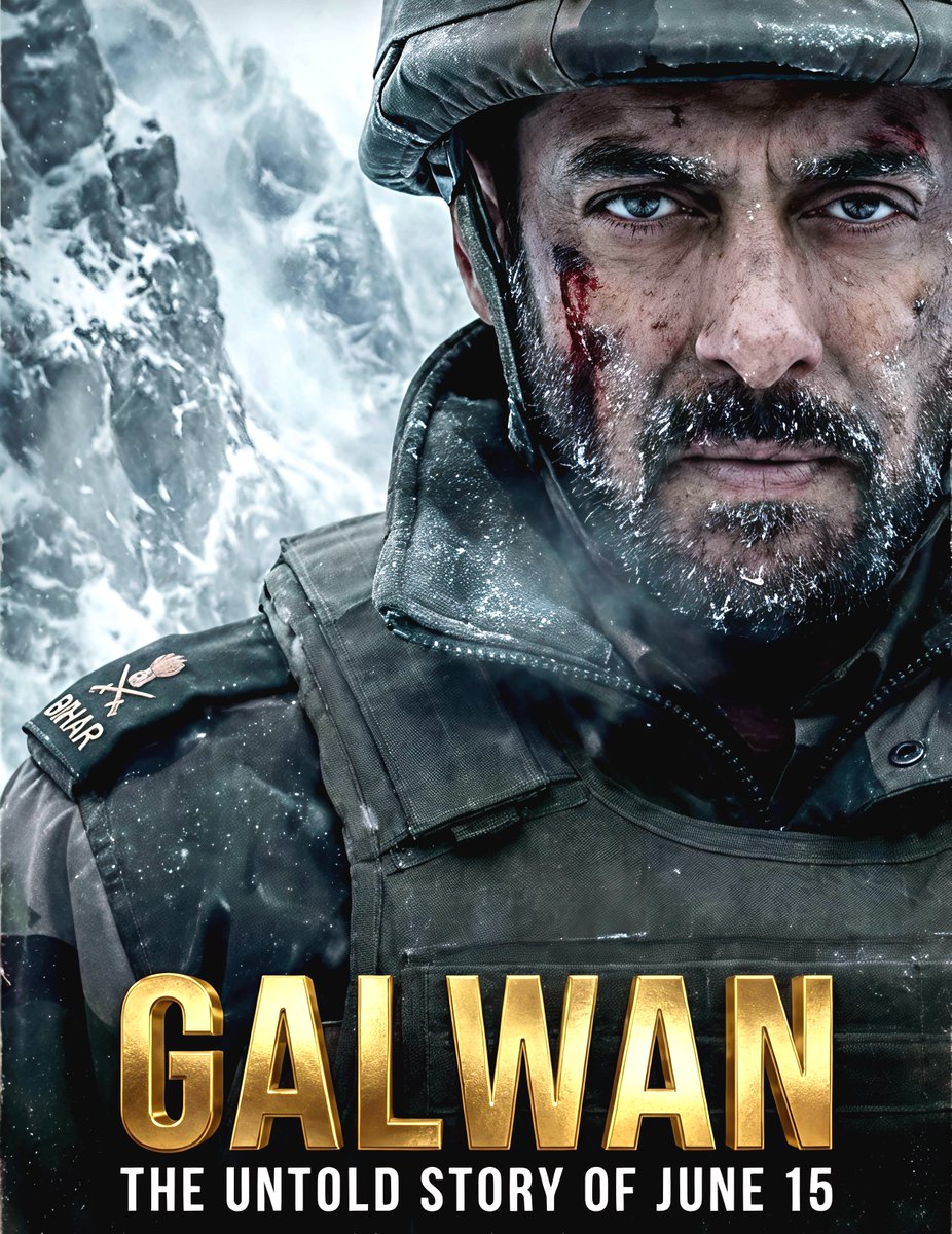 There is no one else in Bollywood who carries the natural authority and command needed to play a Commanding Officer like Col. Santosh Babu. When Salman walks in that uniform, you don't just see an actor; you see a leader.

#IndiaWithBattleOfGalwan