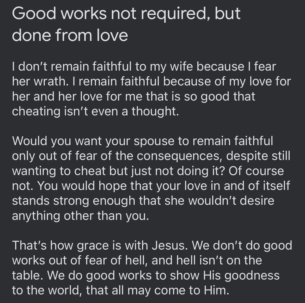 HisBloodSaves's tweet image. Spiritual growth after salvation is not automatic nor is it guaranteed. We are not robots. That is why there is so many books in the NT that exhort our purpose as saved children of God created unto good works that we SHOULD (out of love) walk in them, not MUST.