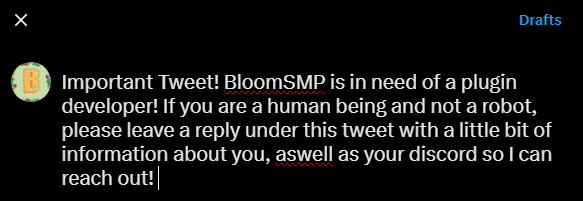 BloomSMP (Rewritten) tweet media