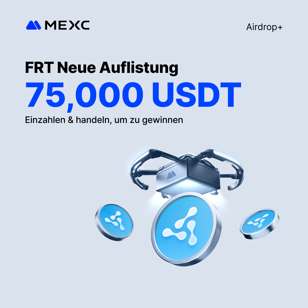 MEXC_DE's tweet photo. ForTON $FRT Airdrop ist live!
75.000 $USDT Preis-Pool
30. Dezember 2025, 11:00 Uhr – 6. Januar 2026, 11:00 Uhr (MEZ)
Sichere dir deine Chance auf den $FRT Airdrop.
👉Mitmachen:
https://t.co/FhepRU8P1O
Community
https://t.co/SyjOxl51Sw
https://t.co/6xXxamdc6S
#MEXC #ForTON https://t.co/Q7F30pD8LW
