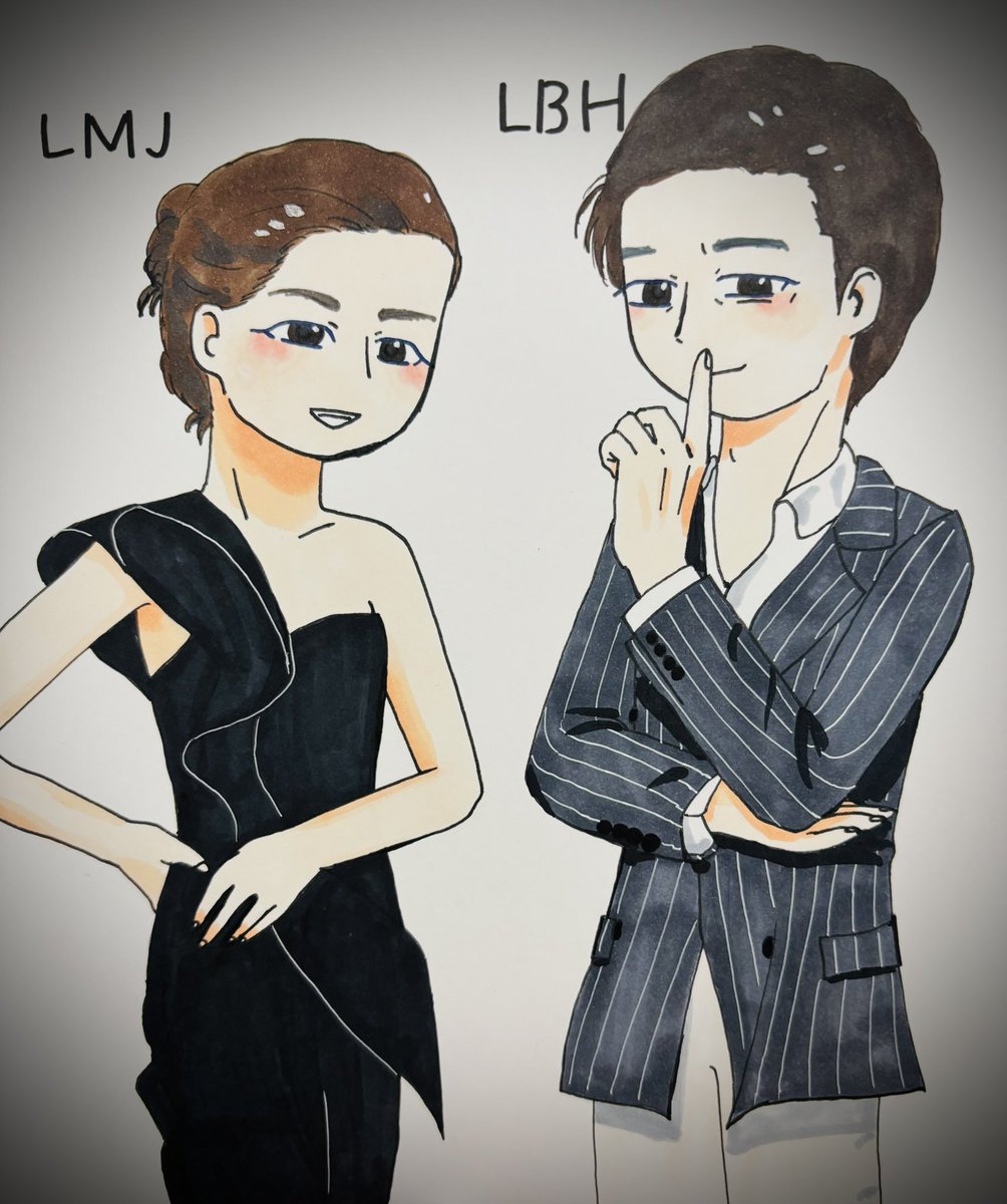 sorachin17's tweet image. お二人ともすごい好きです❤️
 #コピック   #LMJ  #LBH