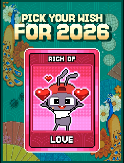 ErilLadayax's tweet photo. I got Rich of Love ❤️
Hoping 2026 is rich in connections that truly matter.

Just joined the New Year Fortune Card Event by Memecore 💵
There’s a chance to win up to $20 in $M by simply participating. https://t.co/rFTvzc2Qax