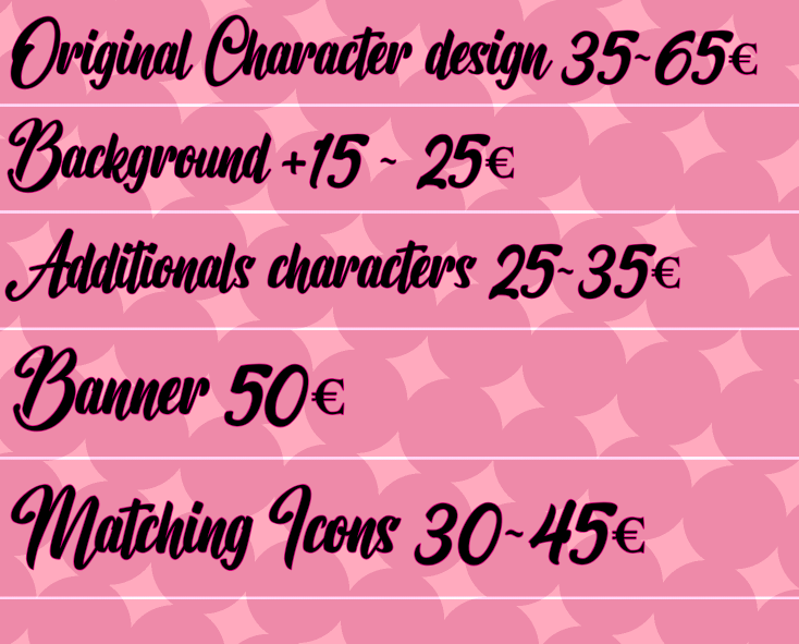 My art comissions will open on January 2th! 

If you were waiting to get one for a long time i will be taking 6 slots ^^