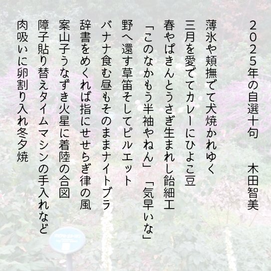kida2xyz's tweet photo. 今年は俳句をたくさん創って発表しました。奎の皆さま、noiの皆さまには大変お世話になりました。
#2025年自選十句をつぶやく https://t.co/uN6ORJeJ6l