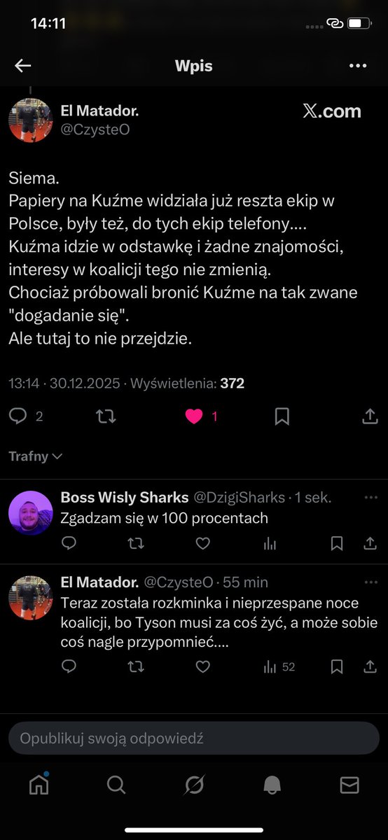 I coś jeszcze macie do dodania gity internetowe? Wisła sharks znowu ma racje.