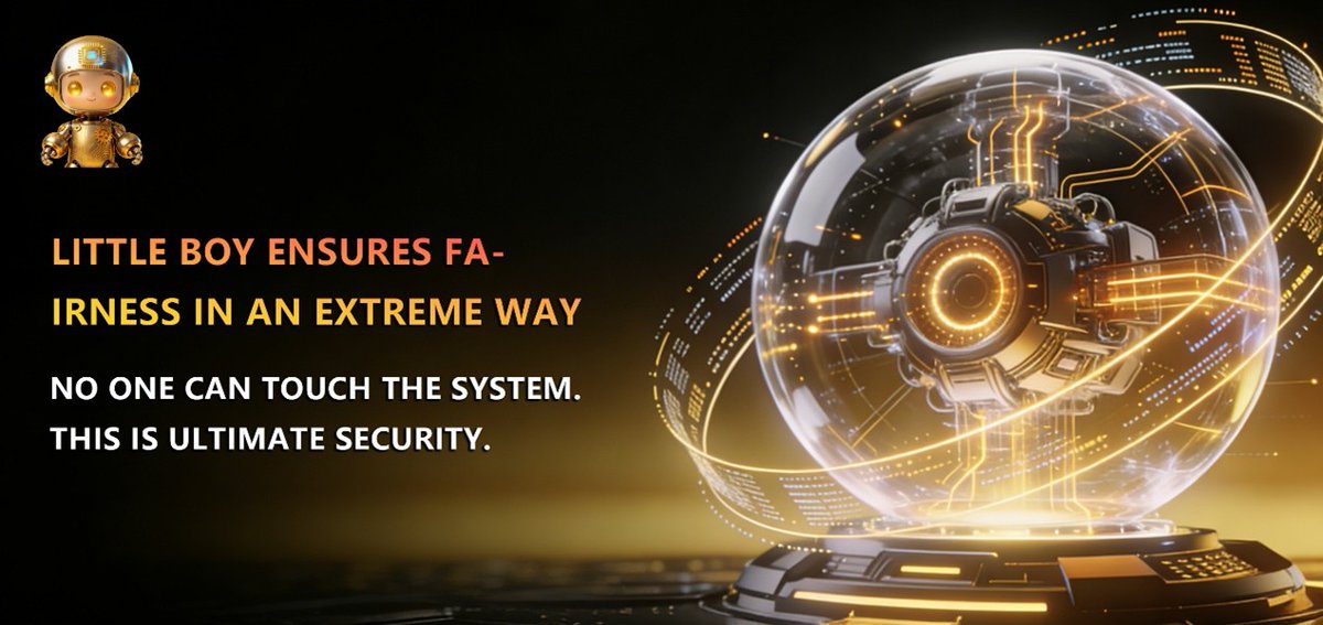 LittleBoy92488's tweet photo. Little Boy ensures fairness in an extreme way:👇👇
No one can touch the system.
This is ultimate security🌏🌏
@cz_binance @KPNorthwest @nytimes @cryptocomnft @CoinMarketCap @F_ZK_Now https://t.co/kSK8arESf0
