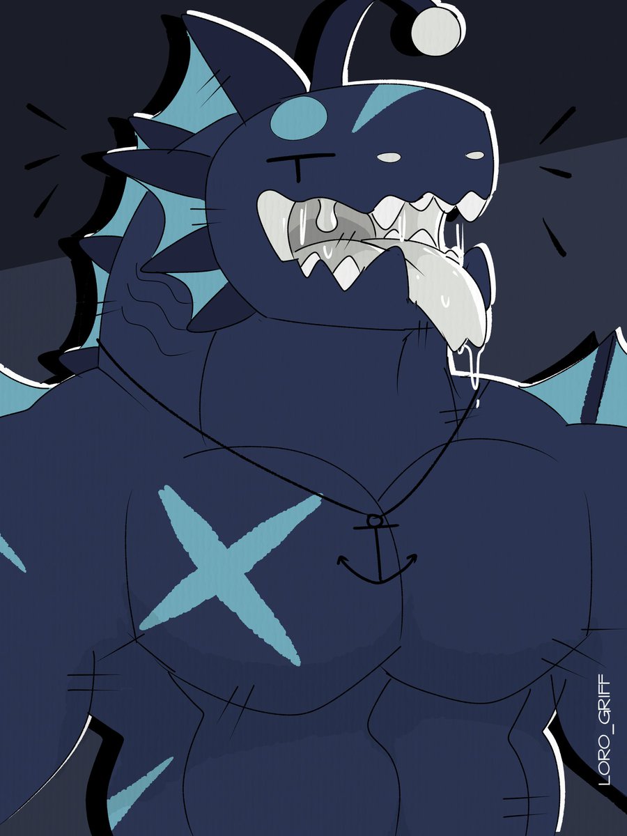 My fish boy showing his maw!